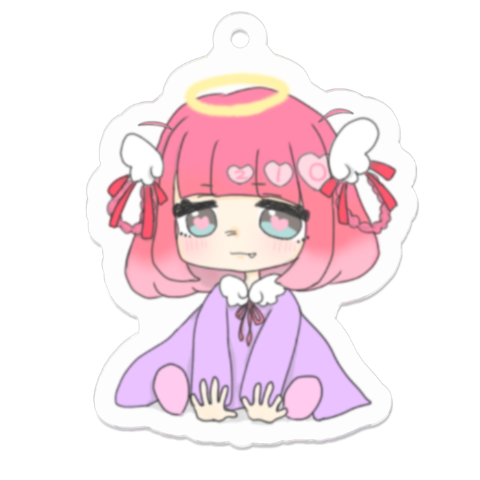 アクリルキーホルダー - 50 x 50 (mm)