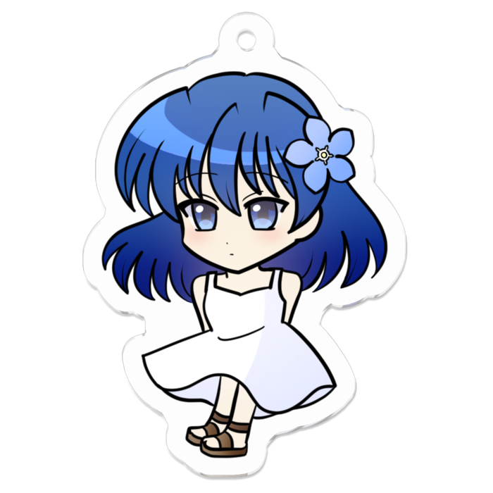 アクリルキーホルダー - 50 x 50 (mm)