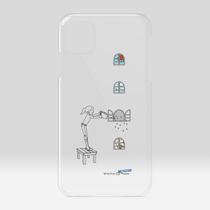 rainy クリアiPhoneケース - iPhone11