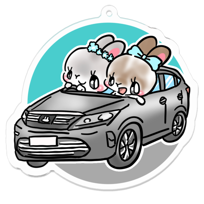 アクリルキーホルダー - 70 x 70 (mm)