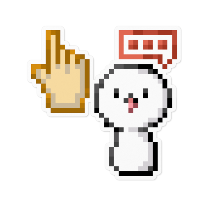ステッカー - 100 x 100 (mm)