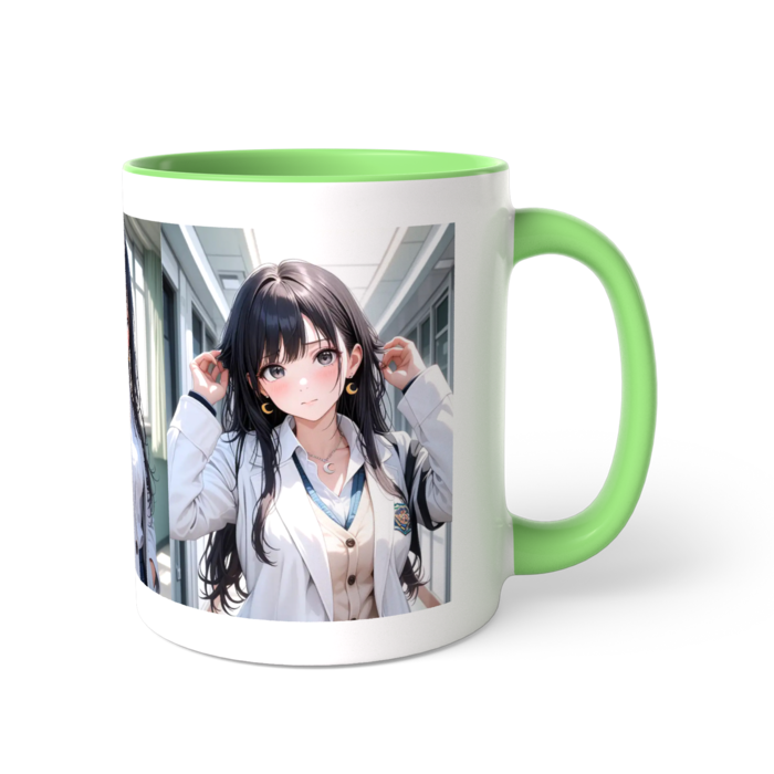 ツートンカラーマグカップ - 直径 8.2cm / 高さ 9.5cm