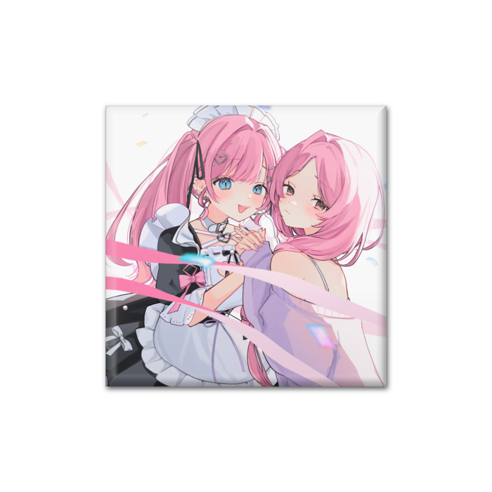 ショコちゃんお誕生日缶バッジ【リボン】