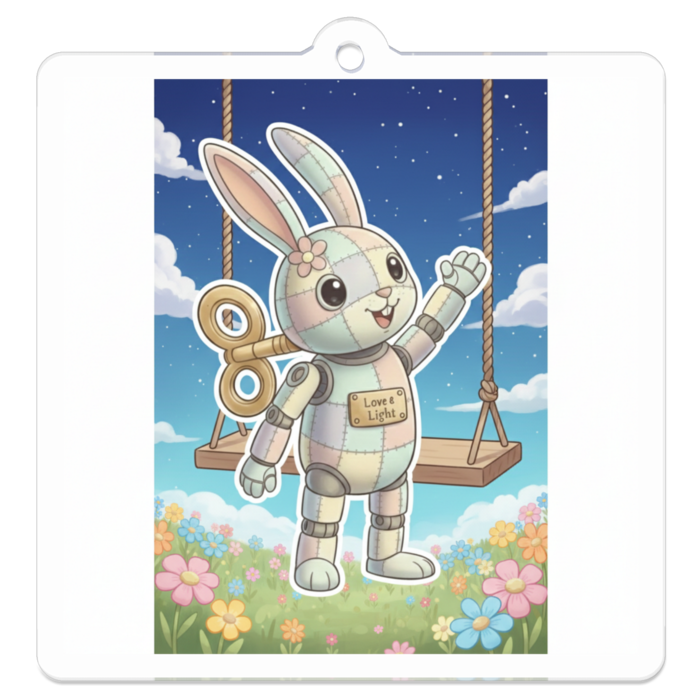 アクリルキーホルダー - 50 x 50 (mm)