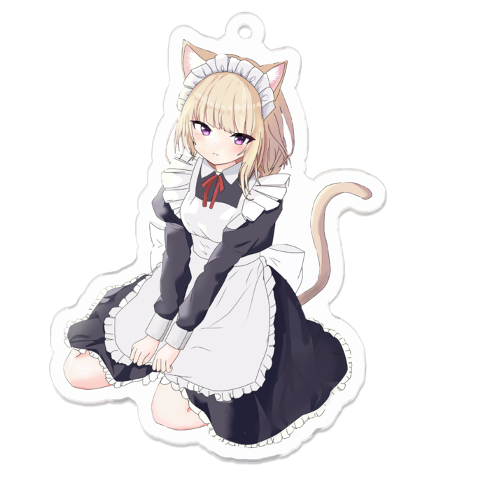 アクリルキーホルダー（コーティング） - 70 x 70 (mm)