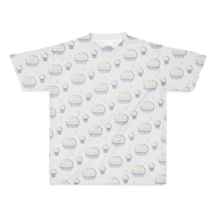 フルグラフィックTシャツ　白色　M