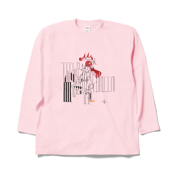 ロングスリーブTシャツ - XL - ライトピンク