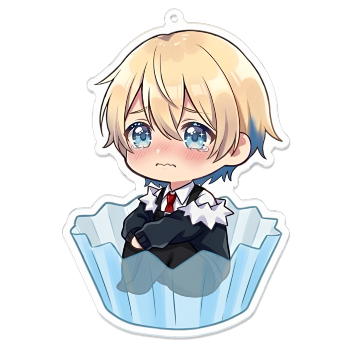 泣き顔カップあり100 x 100