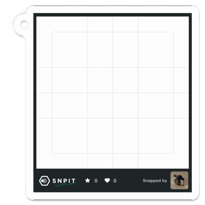 アクリルキーホルダー - 50 x 50 (mm)