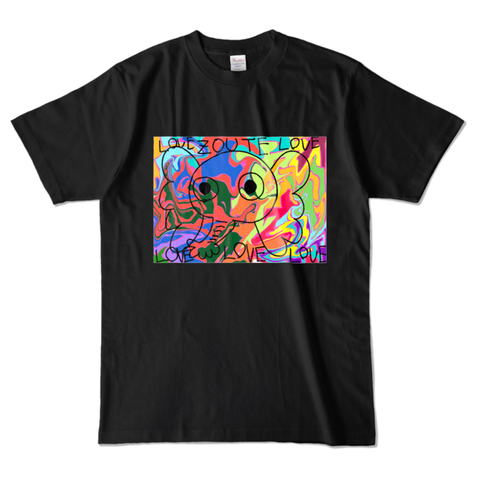 カラーTシャツ - L - ブラック (濃色)