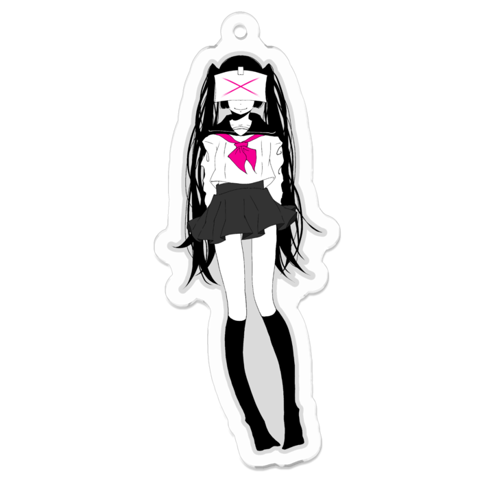 アクリルキーホルダー（コーティング） - 70 x 70 (mm)