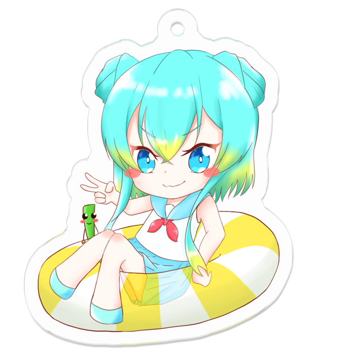 アクリルキーホルダー - 50 x 50 (mm)
