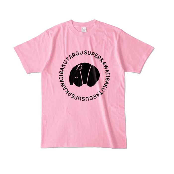 カラーTシャツ - L - ピーチ