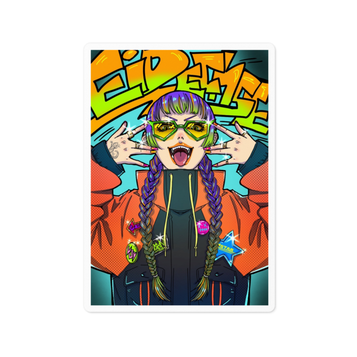 ステッカー - 100 x 100 (mm)