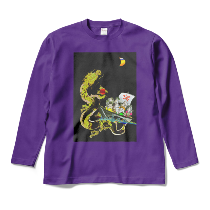 ロングスリーブTシャツ - M - パープル