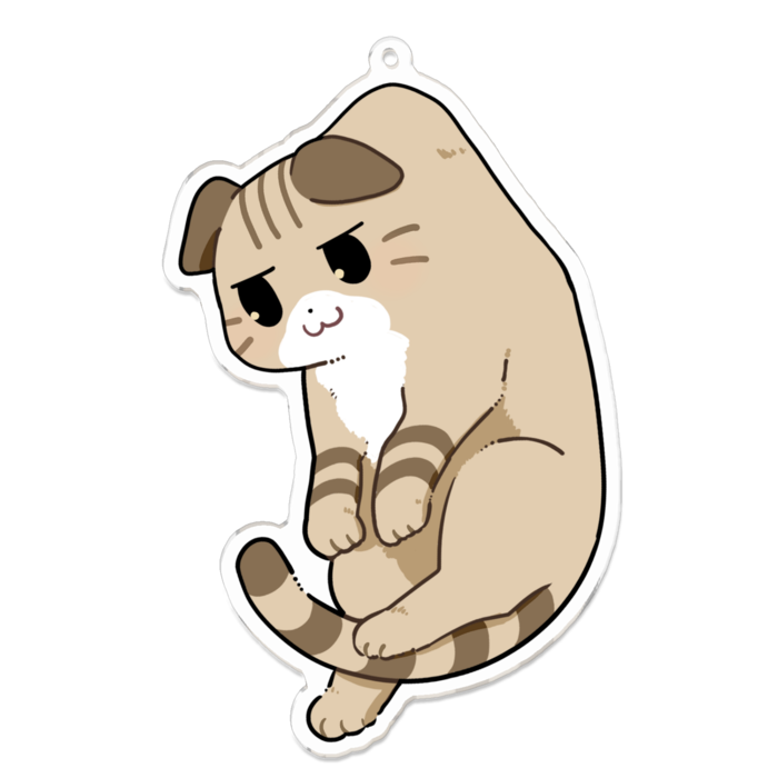 アクリルキーホルダー - 100 x 100 (mm)