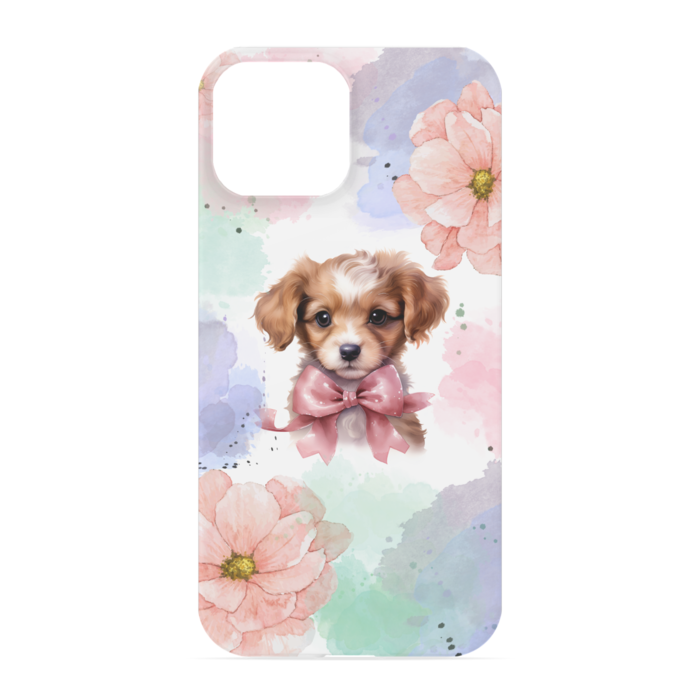 3.ピンク iPhoneケース - iPhone 13 mini - 正面印刷のみ(2)