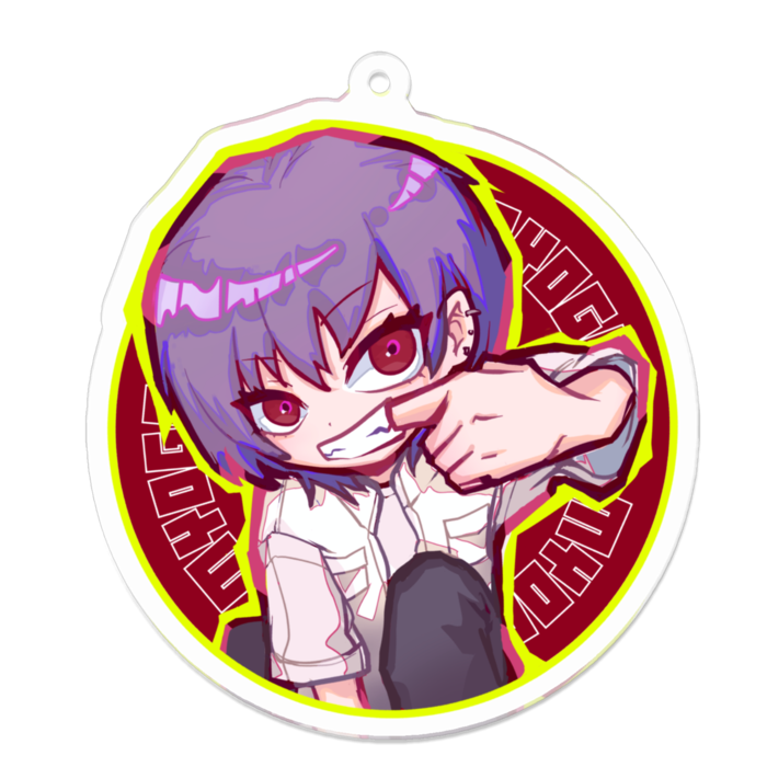 アクリルキーホルダー - 70 x 70 (mm)