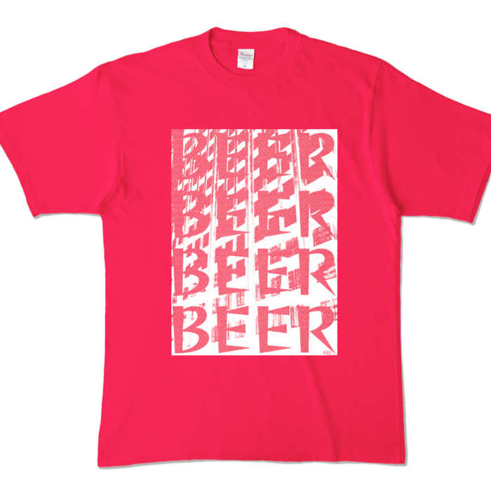 カラーTシャツ - XL - ホットピンク (濃色)