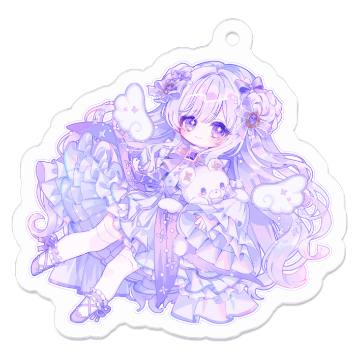 アクリルキーホルダー - 50 x 50 (mm)