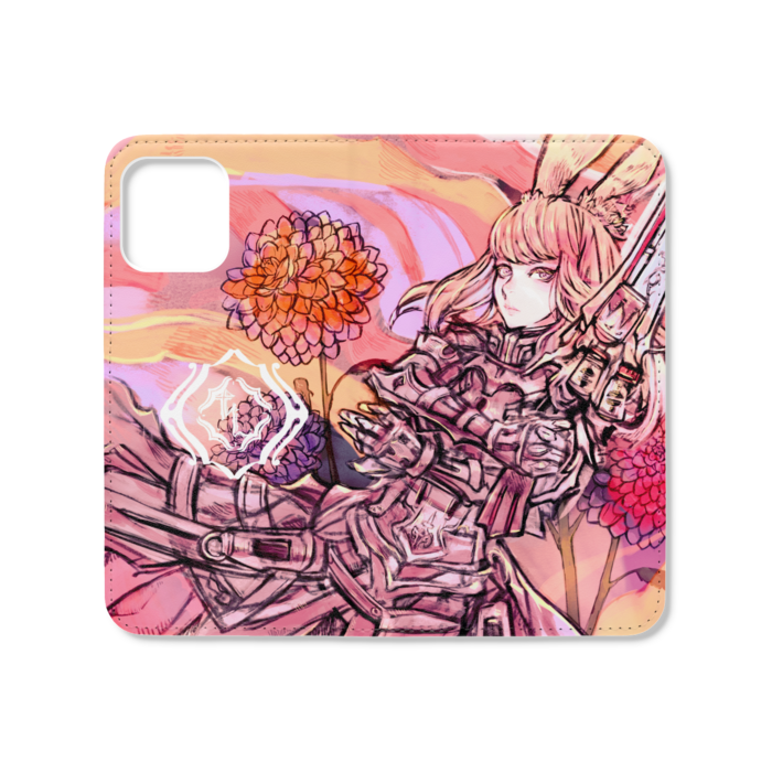 手帳型iPhoneケース（ベルトなし） - iPhone12 / 12 Pro - ストラップ穴 なし