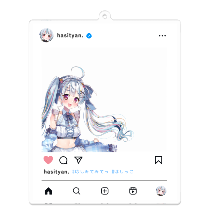 アクリルキーホルダー - 100 x 100 (mm)