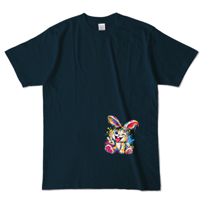カラーTシャツ - L - ネイビー （濃色）