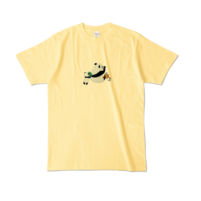 カラーTシャツ - L - ライトイエロー (淡色)