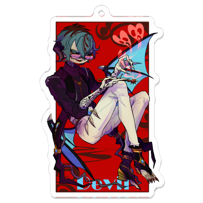 アクリルキーホルダー - 70 x 70 (mm)