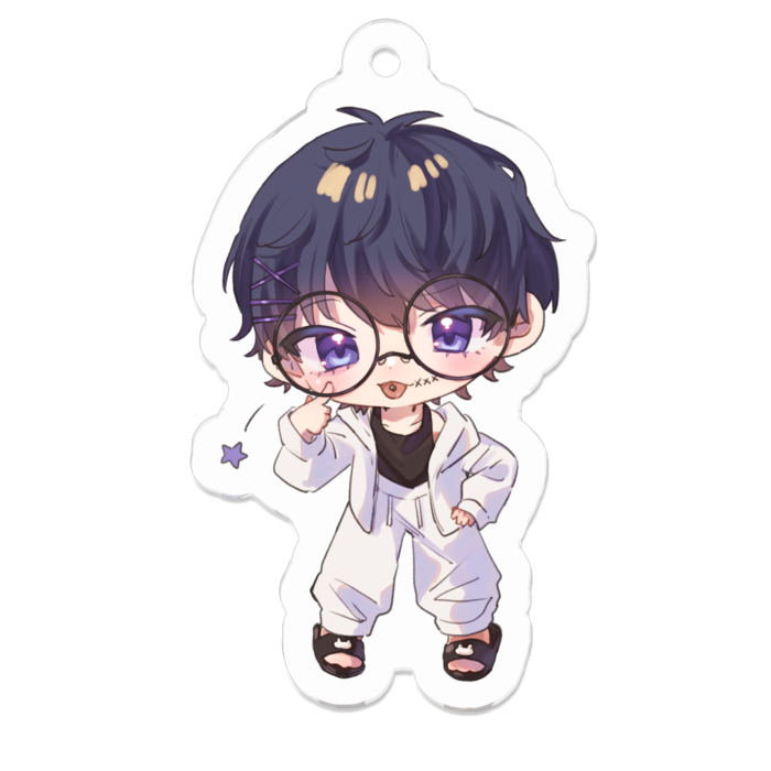 アクリルキーホルダー - 50 x 50 (mm)