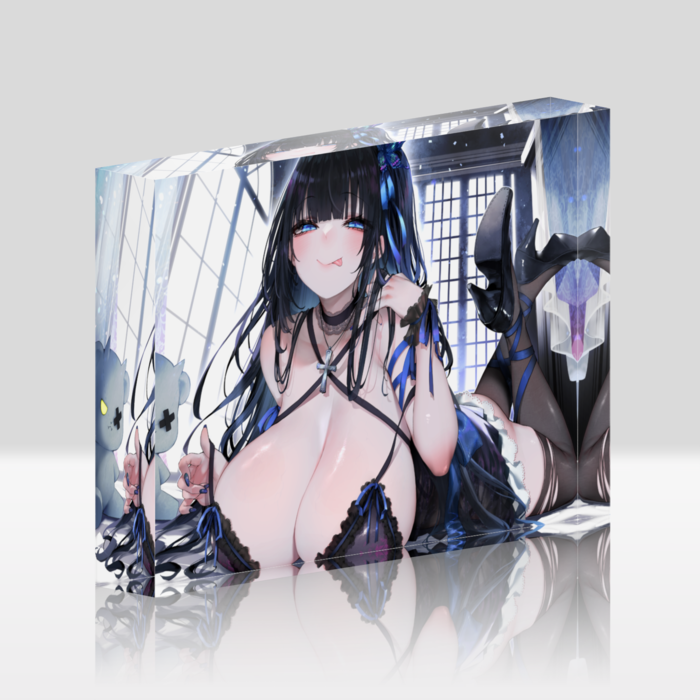 ๑ƕアクリルブロック【朝】