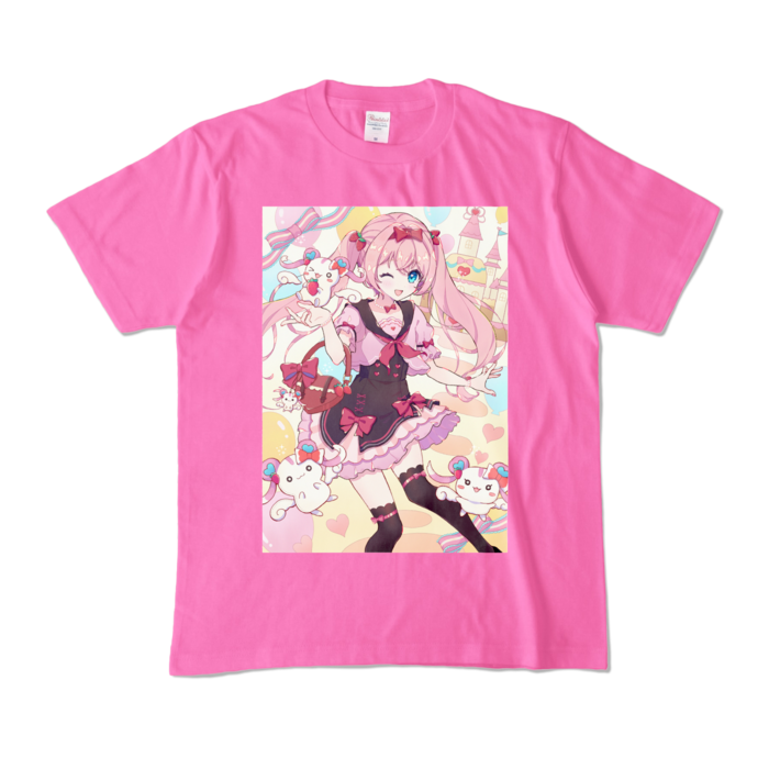 カラーTシャツ - M - ピンク (濃色)