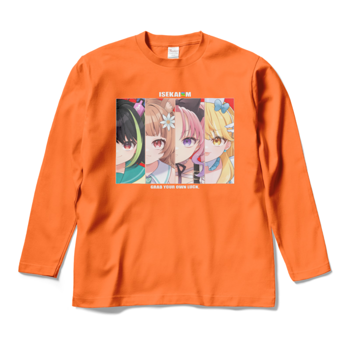 ロングスリーブTシャツ - M - オレンジ