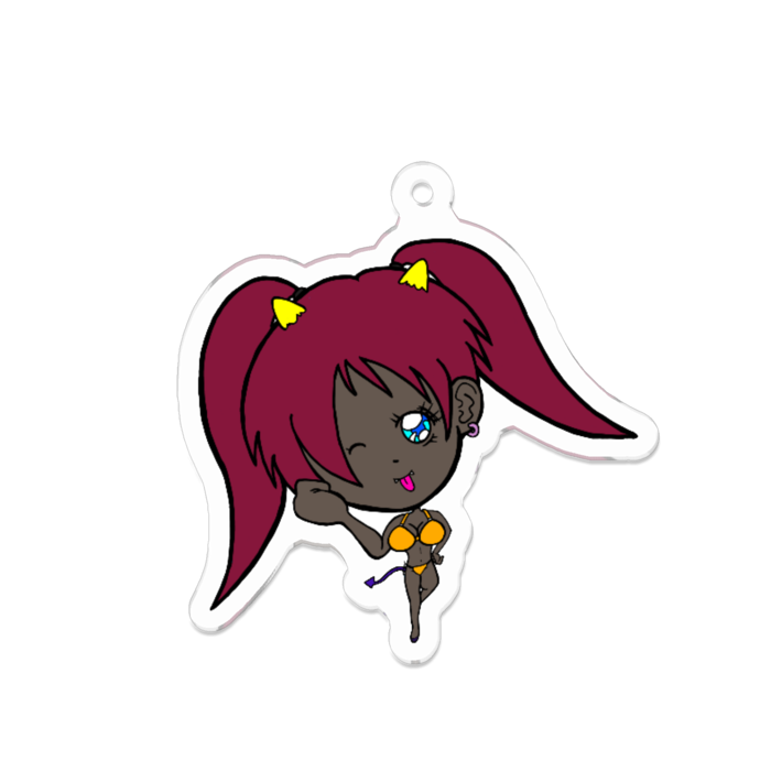 アクリルキーホルダー（コーティング） - 70 x 70 (mm)