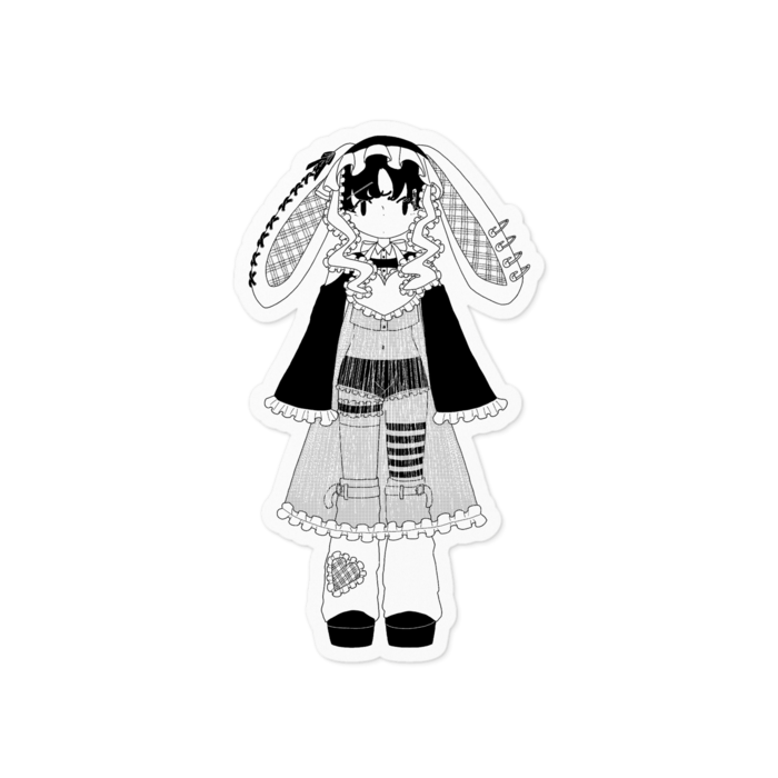 ステッカー - 100 x 100 (mm)