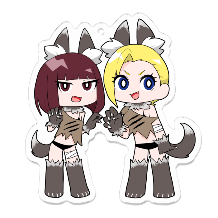 アクリルキーホルダー - 70 x 70 (mm)