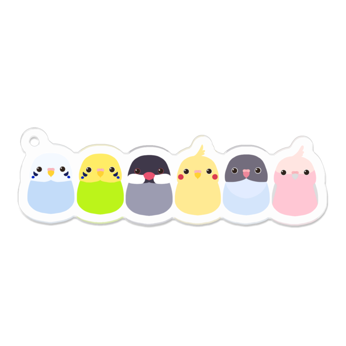 アクリルキーホルダー - 70 x 70 (mm)