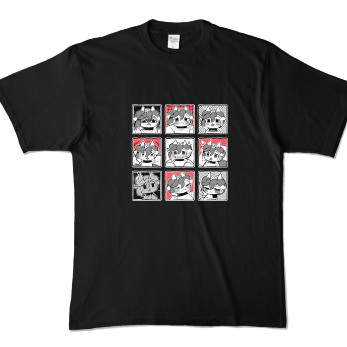 カラーTシャツ - XL - ブラック (濃色)