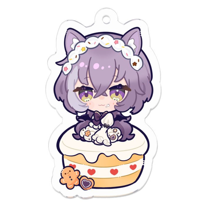 アクリルキーホルダー - 50 x 50 (mm)