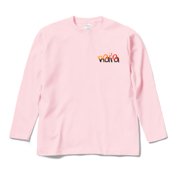 ロングスリーブTシャツ - M - ライトピンク