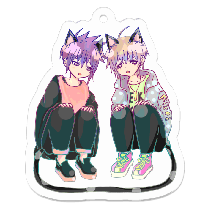 アクリルキーホルダー - 50 x 50 (mm)