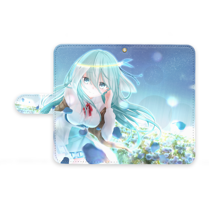 手帳型Androidケース - M - ストラップ穴 あり