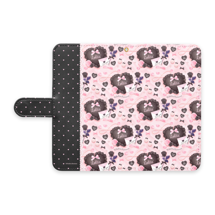 手帳型Androidケース - L - ストラップ穴 あり