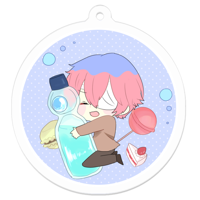 アクリルキーホルダー - 50 x 50 (mm)