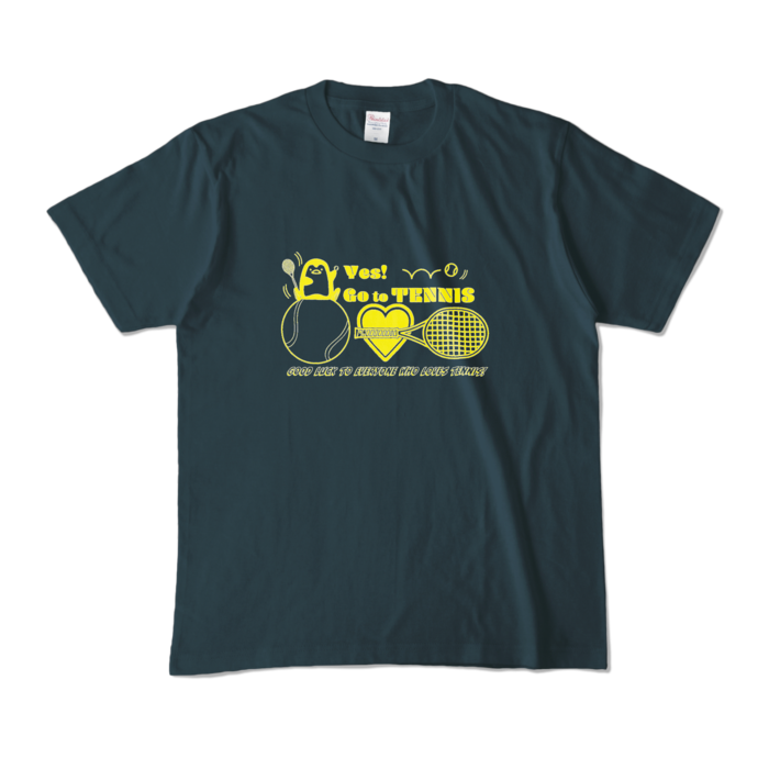 カラーTシャツ - M - デニム (濃色)