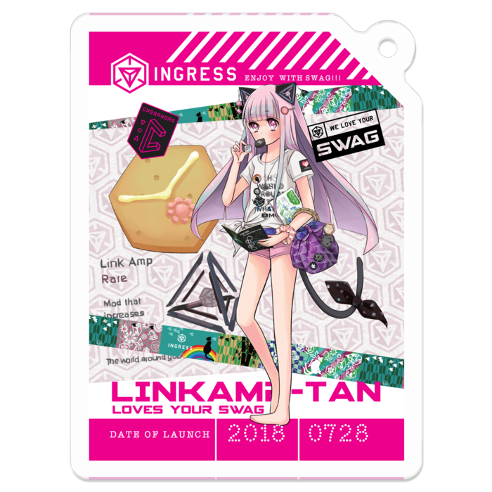 アクリルキーホルダーS - 50 x 50 (mm)