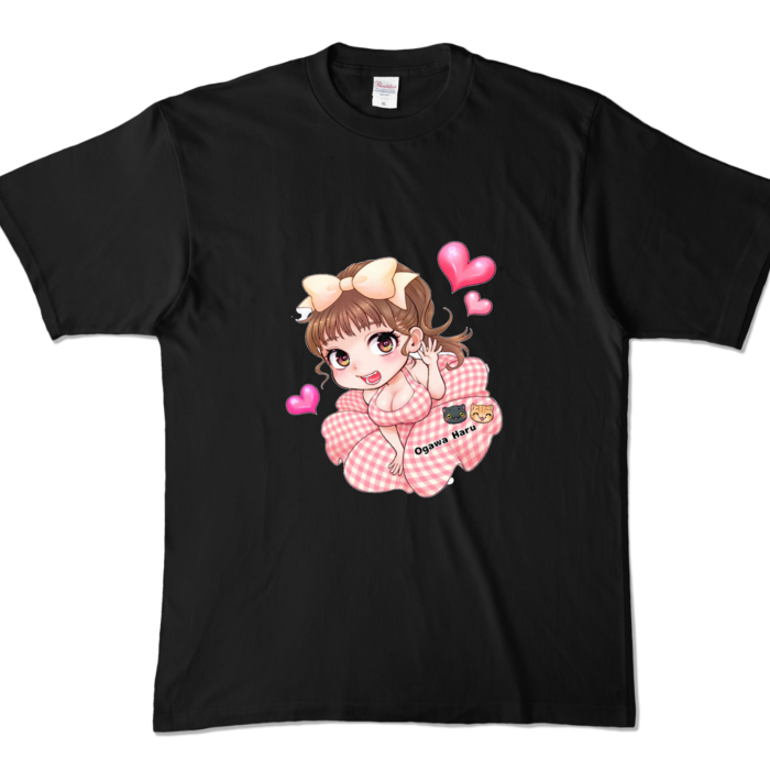 カラーTシャツ - XL - ブラック (濃色)