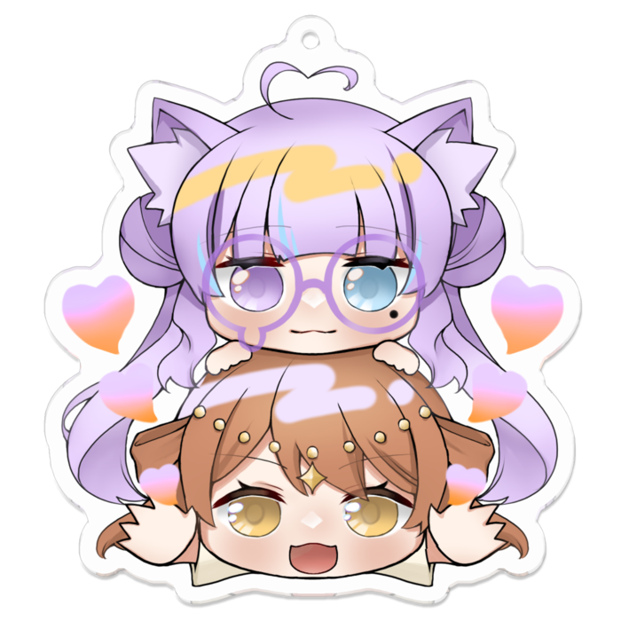 アクリルキーホルダー - 70 x 70 (mm)