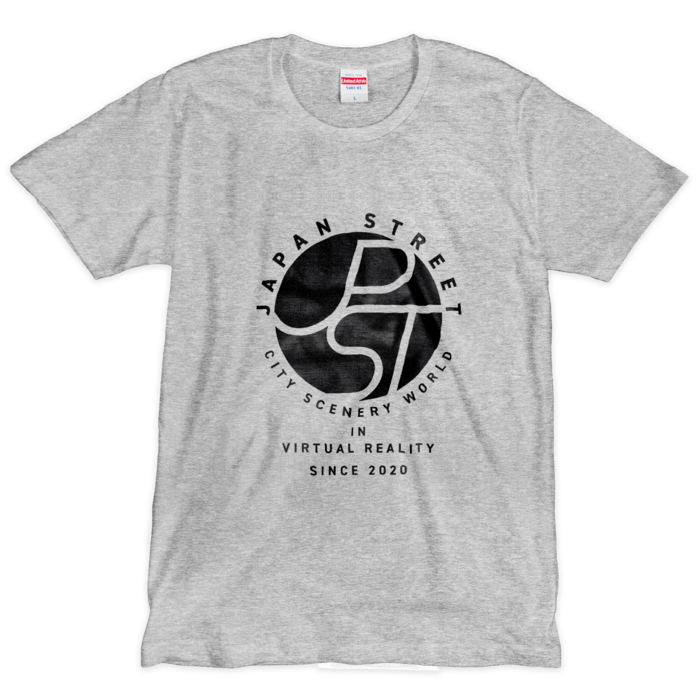 Tシャツ（シルクスクリーン印刷） - L - 1色 - ミックスグレー