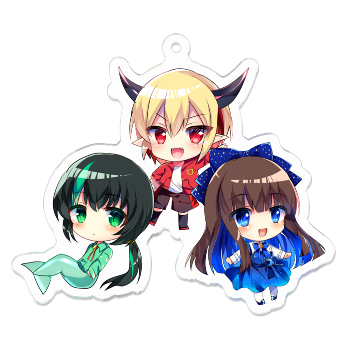 アクリルキーホルダー - 70 x 70 (mm)